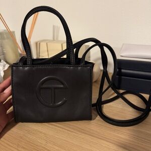 Telfar Black Small Shopping Bag